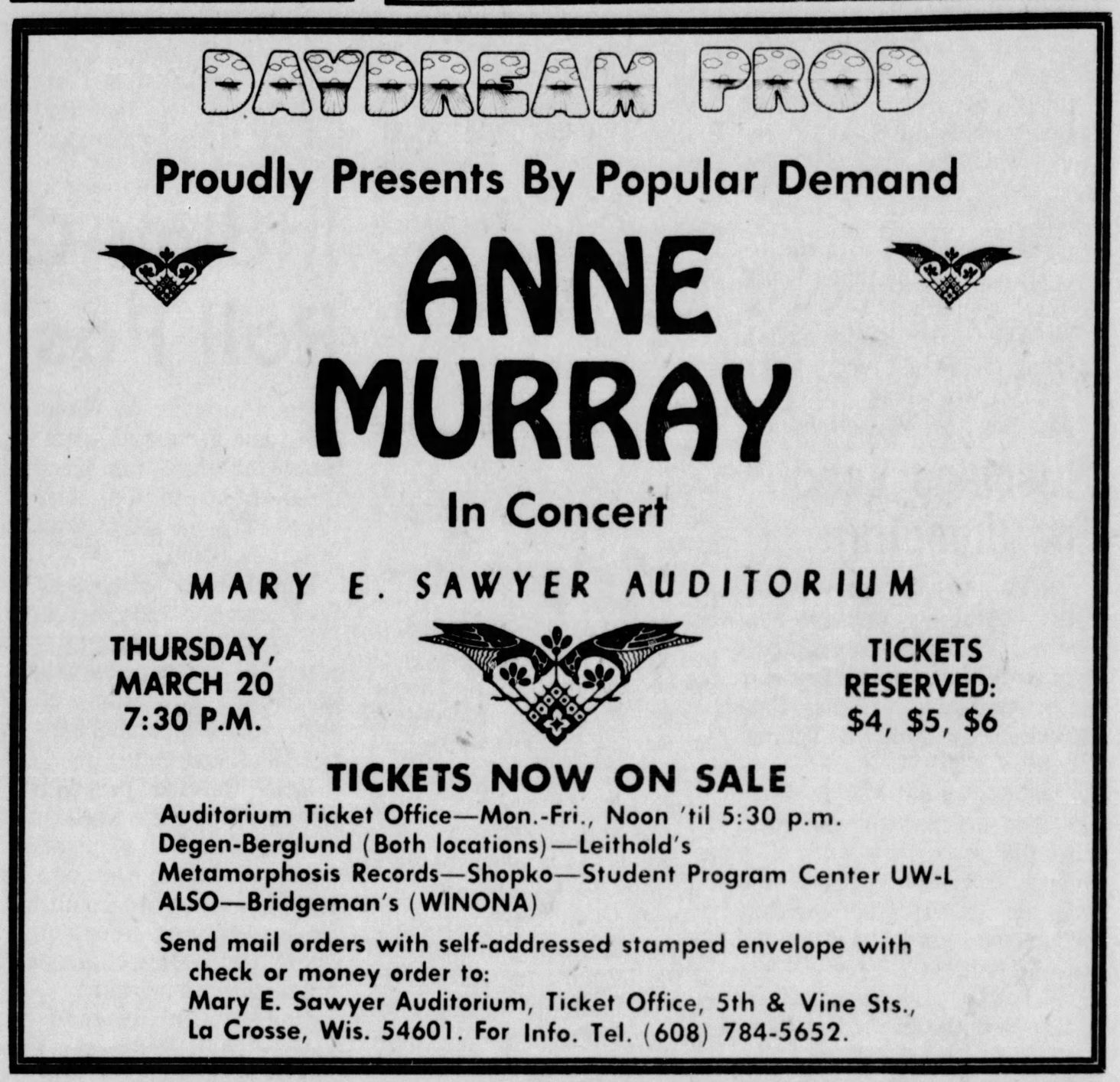 1975: Anne Murray